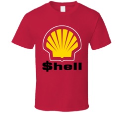 Shell Logo Funny T Shirt