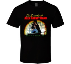 Alex Harvey Band Sensational British Tour 76 Sahb Vambo T Shirt