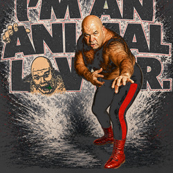 George The Animal Steele Wrestling Superstar Retro Wrestling T Shirt