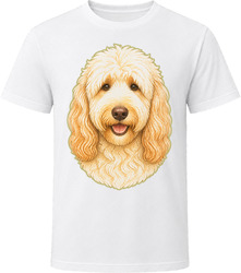 Goldendoodle Dog Portrait Doodle Mom Doodle Dad Gift T Shirt