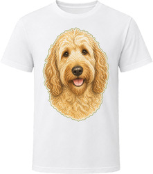 Labradoodle Dog Portrait Doodle Dog Lover Gift T Shirt