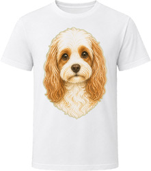 Cavapoo Dog Portrait Doodle Mom Gift T Shirt