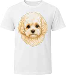 Maltipoo Dog Portrait Cute Doodle Owner Gift T Shirt