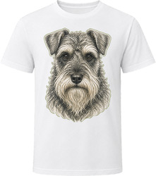 Schnoodle Dog Portrait Doodle Mom Gift T Shirt