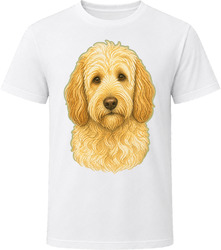 Whoodle Dog Portrait Doodle Dog Lover Gift T Shirt
