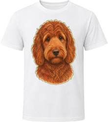 Irish Doodle Dog Portrait Doodle Mom Gift T Shirt