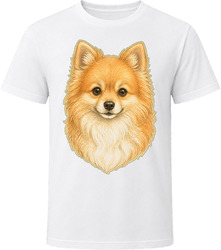 Pomapoo Dog Portrait Vintage Doodle Lover Gift T Shirt