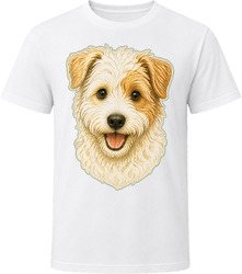 Jackapoo Dog Portrait Doodle Mom Doodle Dad Gift T Shirt