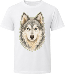 Huskydoodle Dog Portrait Doodle Dog Lover Gift T Shirt