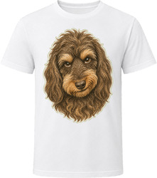 Doxiepoo Dog Portrait Vintage Doodle Lover Gift T Shirt