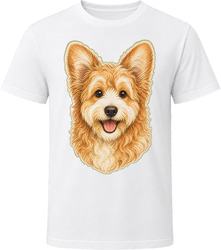 Corgipoo Dog Portrait Doodle Mom Gift T Shirt