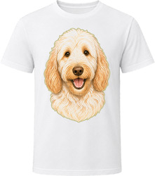 Double Doodle Dog Portrait Doodle Dog Lover Gift T Shirt