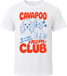 Cavapoo Mom Club T Shirt