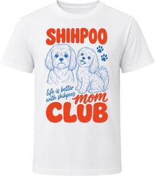 Shihpoo Mom Club T Shirt