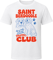 Saint Berdoodle Mom Club T Shirt