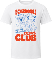Boxerdoodle Mom Club T Shirt