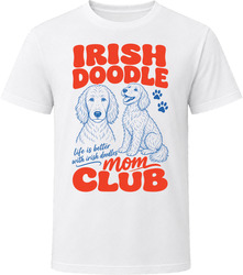 Irish Doodle Mom Club T Shirt