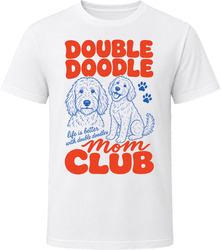 Double Doodle Mom Club T Shirt