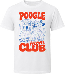 Poogle Mom Club T Shirt