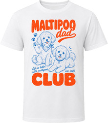 Maltipoo Dad Club T Shirt