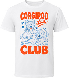 Corgipoo Dad Club T Shirt