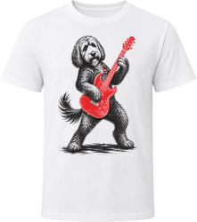 Goldendoodle Playing Guitar T Shirt Goldendoodle Playing Guitar T Shirt