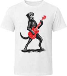 Great Danoodle Playing Guitar T Shirt