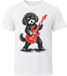 Cavapoochon Playing Guitar T Shirt