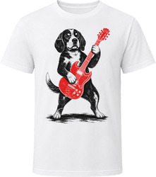 Poogle Playing Guitar T Shirt