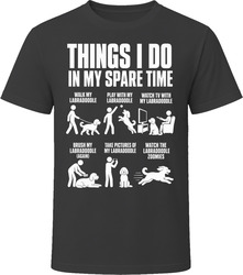 Things I Do In My Spare Time Labradoodle T Shirt