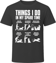 Things I Do In My Spare Time Boxerdoodle T Shirt