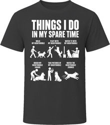 Things I Do In My Spare Time Huskydoodle T Shirt