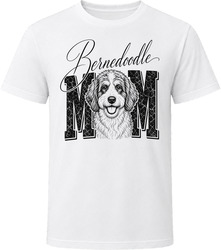 Bernedoodle Mom Script T Shirt
