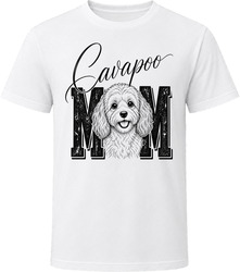 Cavapoo Mom Script T Shirt