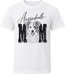 Aussiedoodle Mom Script T Shirt
