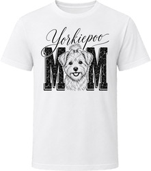 Yorkiepoo Mom Script T Shirt