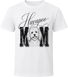 Havapoo Mom Script T Shirt