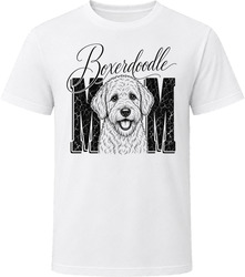 Boxerdoodle Mom Script T Shirt Boxerdoodle Mom Script T Shirt