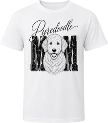 Pyredoodle Mom Script T Shirt