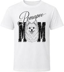 Pomapoo Mom Script T Shirt