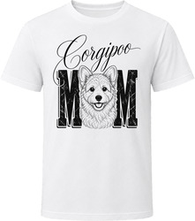Corgipoo Mom Script T Shirt Corgipoo Mom Script T Shirt