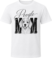 Poogle Mom Script T Shirt Poogle Mom Script T Shirt