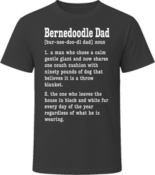 Bernedoodle Dad Definition T Shirt