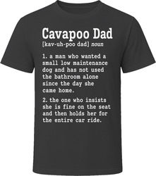 Cavapoo Dad Definition T Shirt