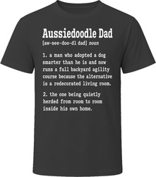 Aussiedoodle Dad Definition T Shirt