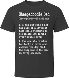 Sheepadoodle Dad Definition T Shirt Sheepadoodle Dad Definition T Shirt