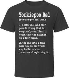 Yorkiepoo Dad Definition T Shirt