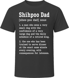 Shihpoo Dad Definition T Shirt