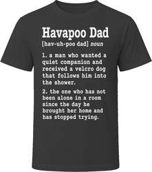 Havapoo Dad Definition T Shirt