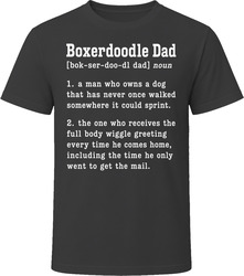 Boxerdoodle Dad Definition T Shirt Boxerdoodle Dad Definition T Shirt